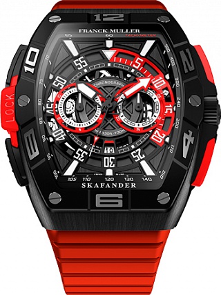 Replica Franck Muller 2019 Skafander Chronograph SKF 46 DV CC TT TTNRBR TTNR RED watch